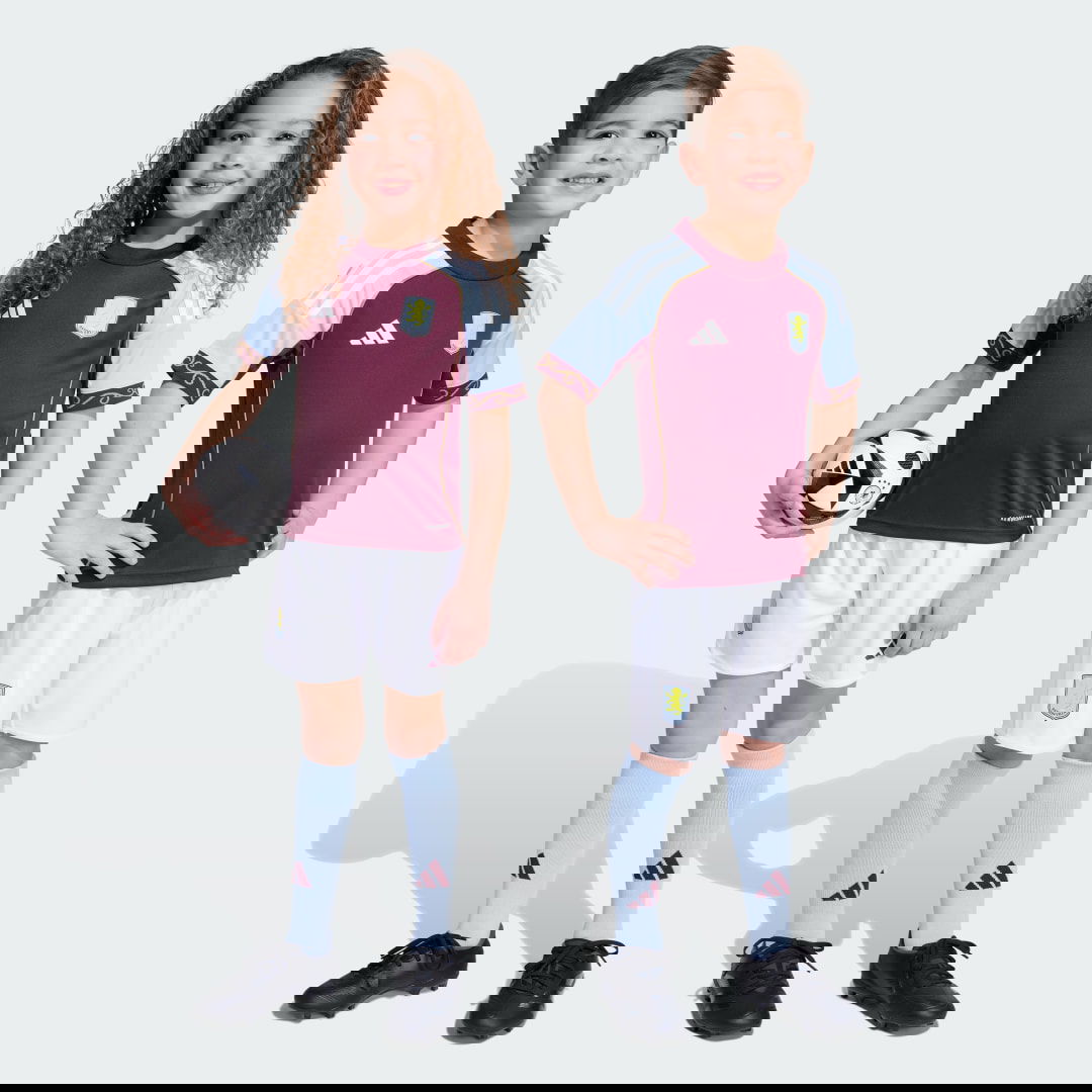 Träningsoverall adidas Performance Kids' Aston Villa FC 25/26 Home Mini Kit Flerfärgad | JN8055, 0