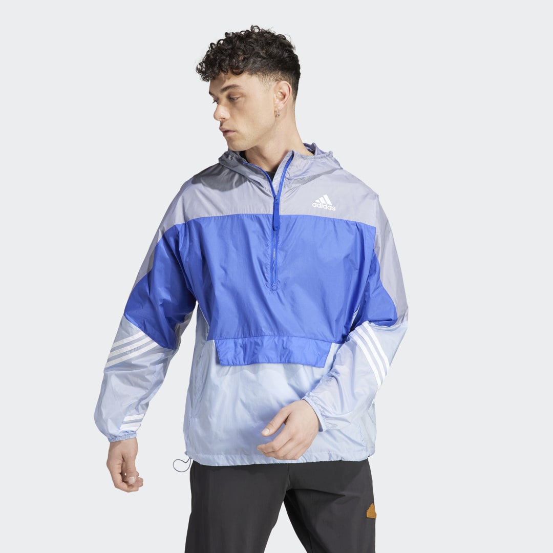 Vindjacka adidas Originals WIND.RDY Hooded Windbreaker Blå | HM2262, 0