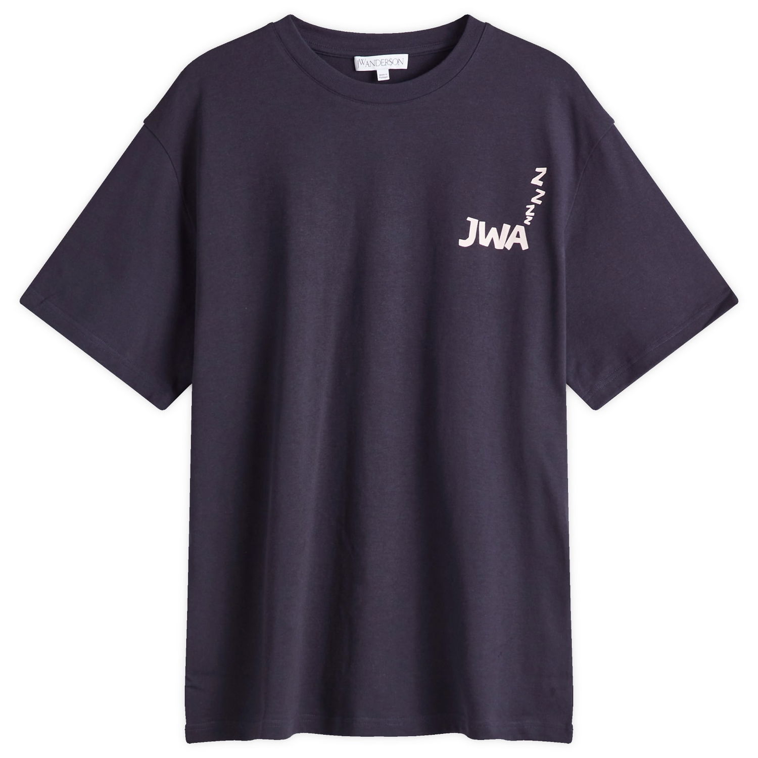 T-shirt JW Anderson JW Anderson JWA Back Print T-Shirt, Size Large Mörkblå | JT0270-PG1510-898, 0