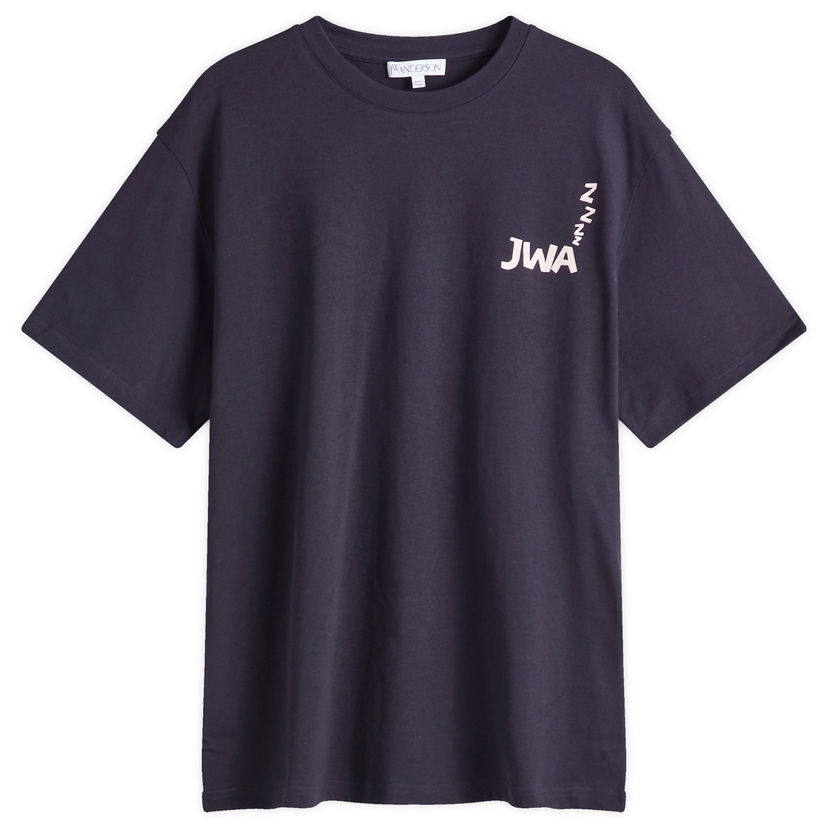 T-shirt JW Anderson JW Anderson JWA Back Print T-Shirt, Size Large Mörkblå | JT0270-PG1510-898