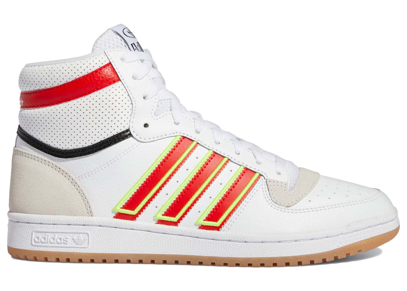 Sneakers och skor adidas Originals Top Ten RB White Red Solar Yellow Gum Vit | GX0753, 0