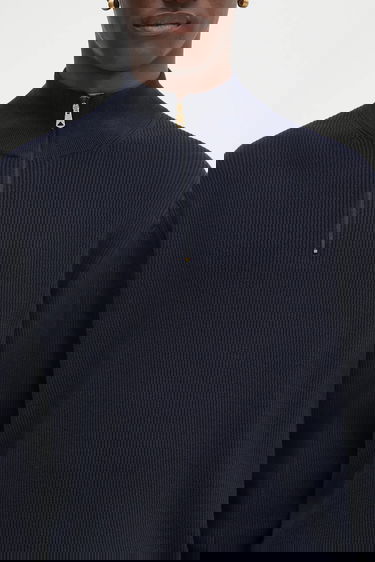 Sweater Paul Smith Paul Smith Half Zip Knit Sweater Mörkblå | M1R.534Z.T02763, 3