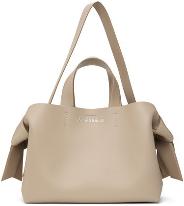 Tygpåse Acne Studios Musubi Midi Tote Bag Beige | A10338-, 0