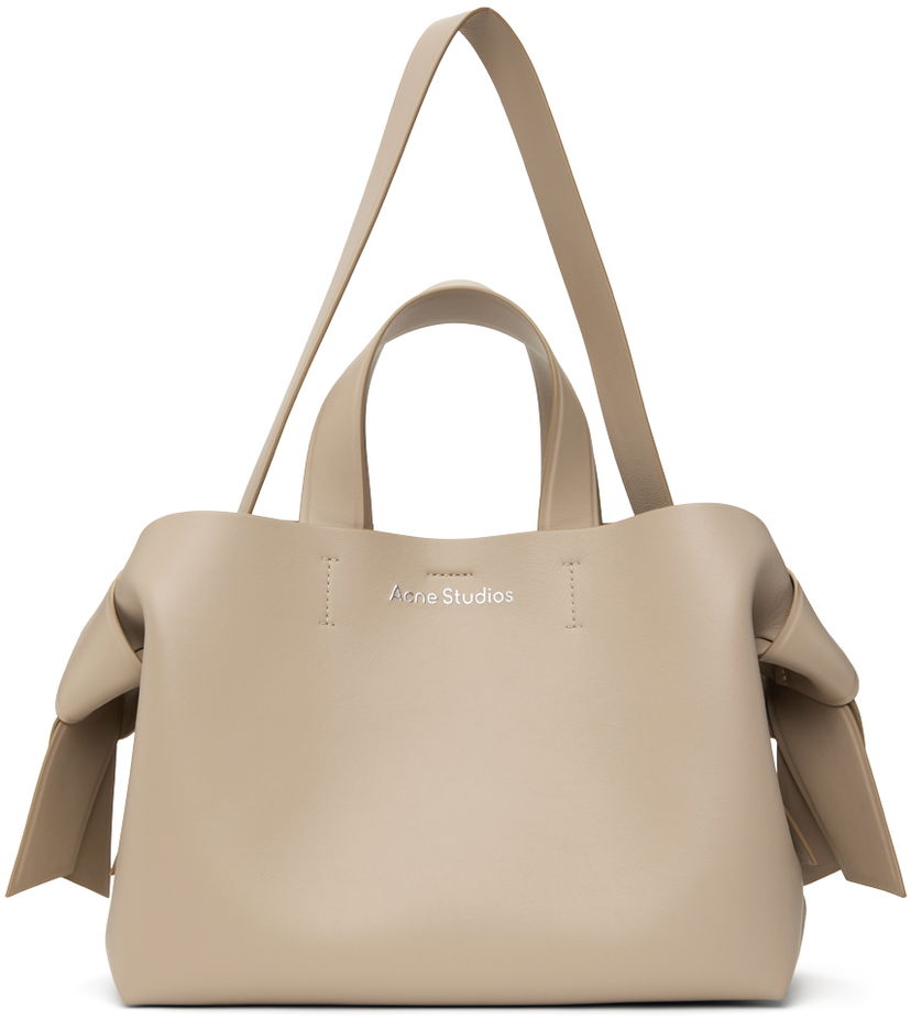 Tygpåse Acne Studios Musubi Midi Tote Bag Beige | A10338-