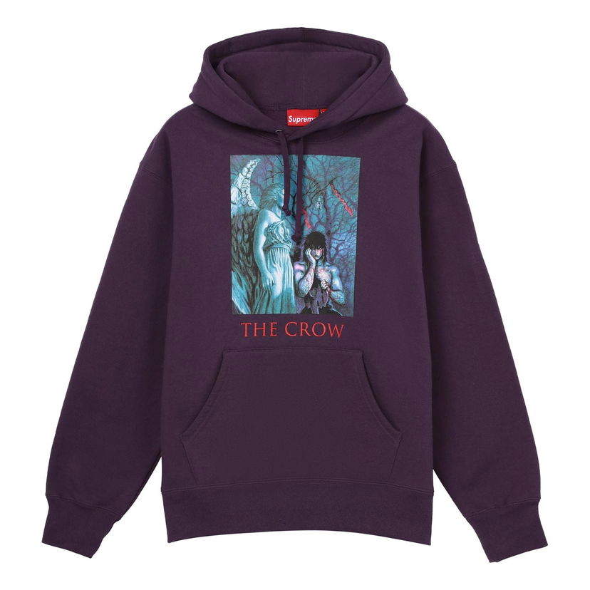 Sweatshirt Supreme Supreme x The Crow Graphic Print Hoodie Purpur | SUP-FW21-173