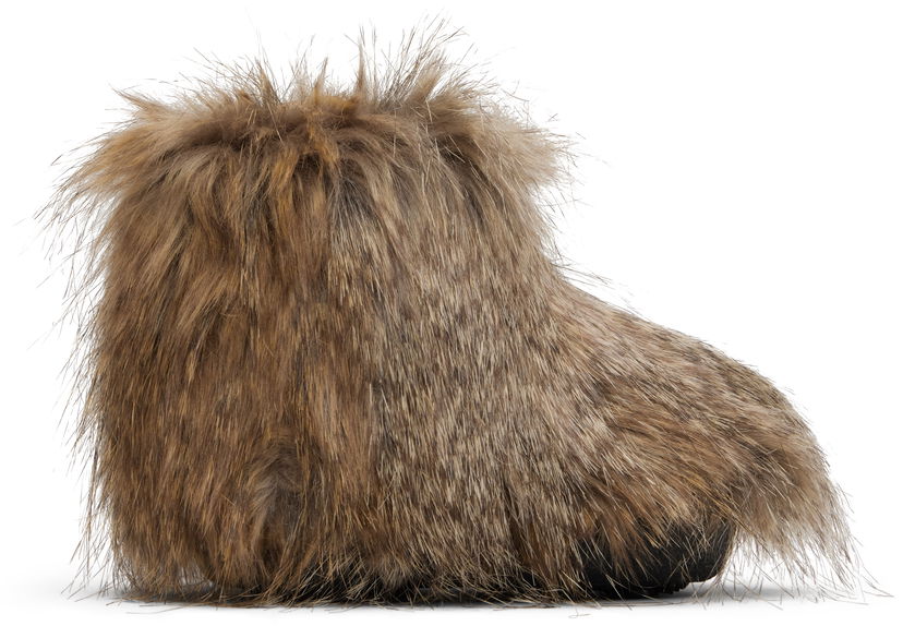 Sneakers och skor Marni Marni Faux-Fur Boots Brun | 75370
