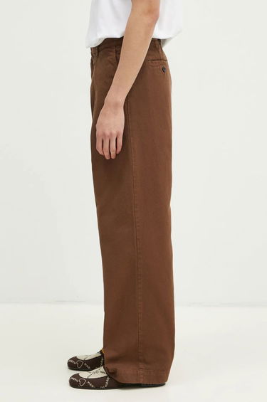 Byxor WOOD WOOD Wood Wood Fraser Pleated Chinos Brun | 12435001.5181, 1