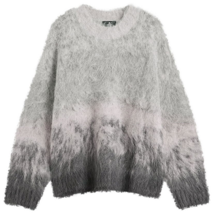 Sweater Represent Clo Ombre Knit Sweater, Size Small Grå | MLM100214-45