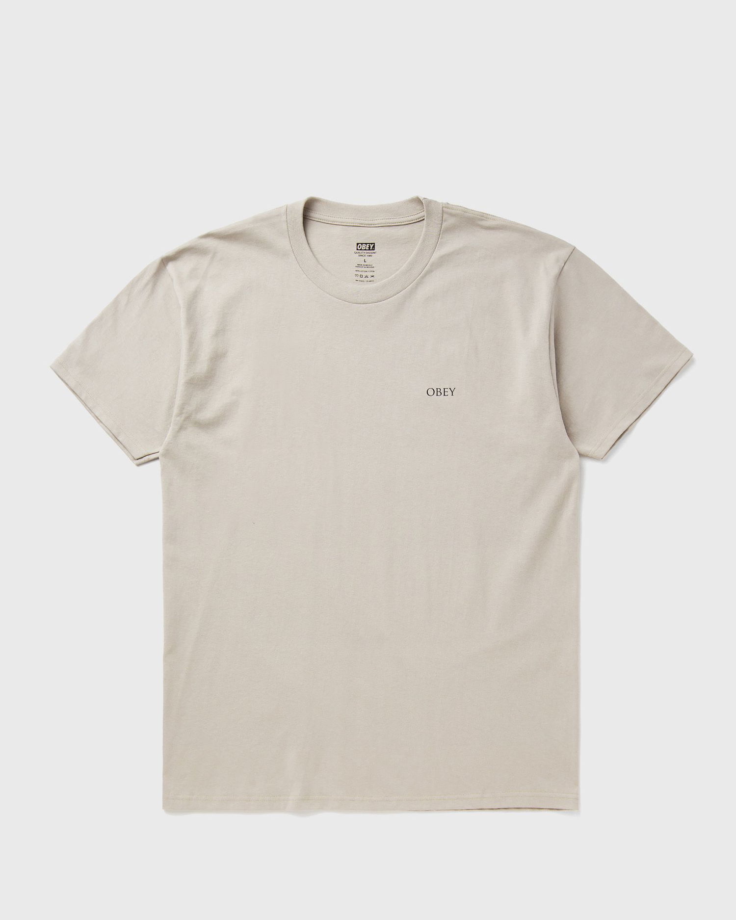 T-shirt OBEY Obey Peace & Justice Statue T-Shirt Beige | 165264238-SIG, 1