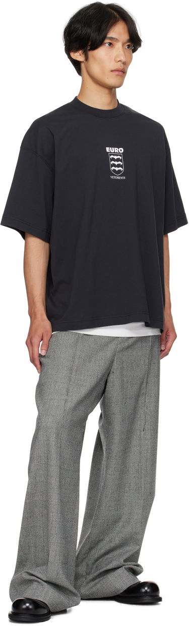 T-shirt VETEMENTS Vetements Bats Logo Regular T-Shirt Svart | UH76TR650B, 3