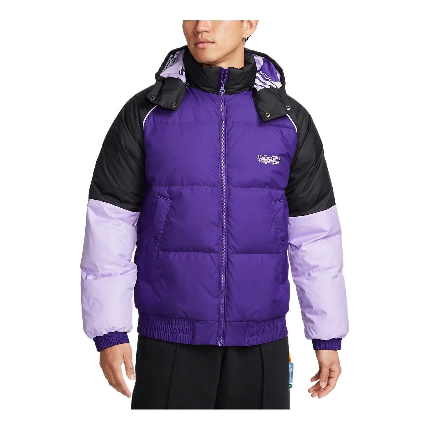 Pufferjacka Nike LeBron Color Block Puffer Jacket Purpur | DQ6141-547, 0