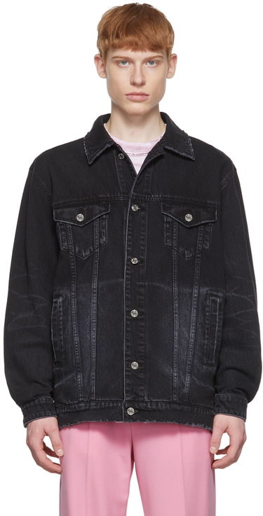 Jacka We11done Denim Jacket Svart | WD-DJ1-22-354-U-WB, 0