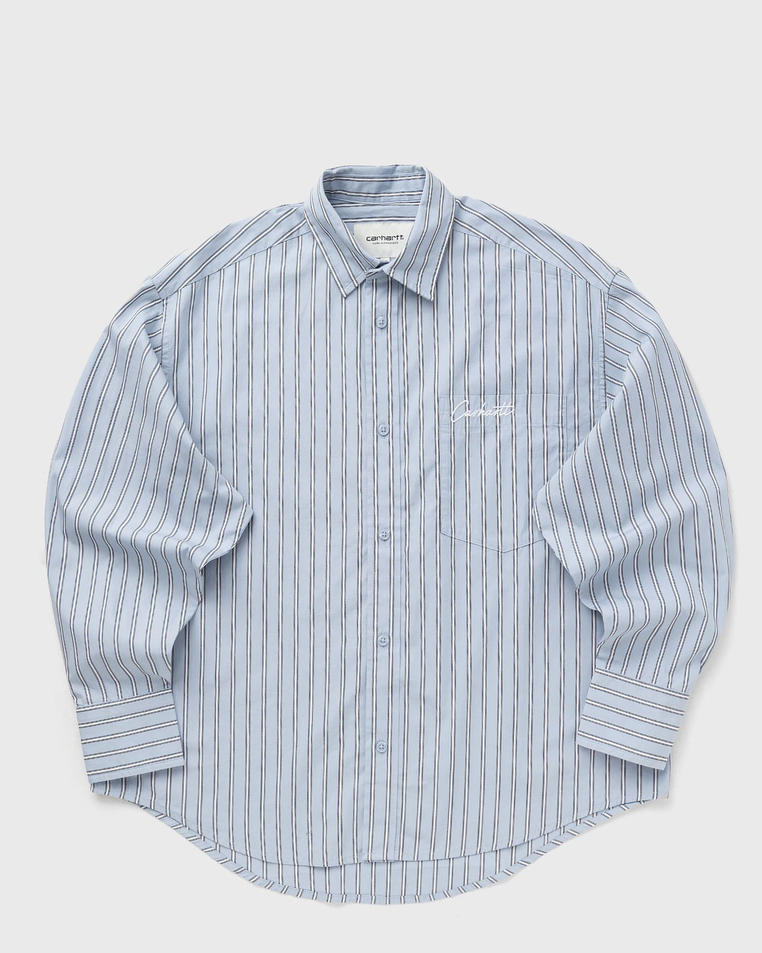 Skjorta Carhartt WIP Grimsby Long Sleeve Shirt Blå | I035134-30O.XX, 0