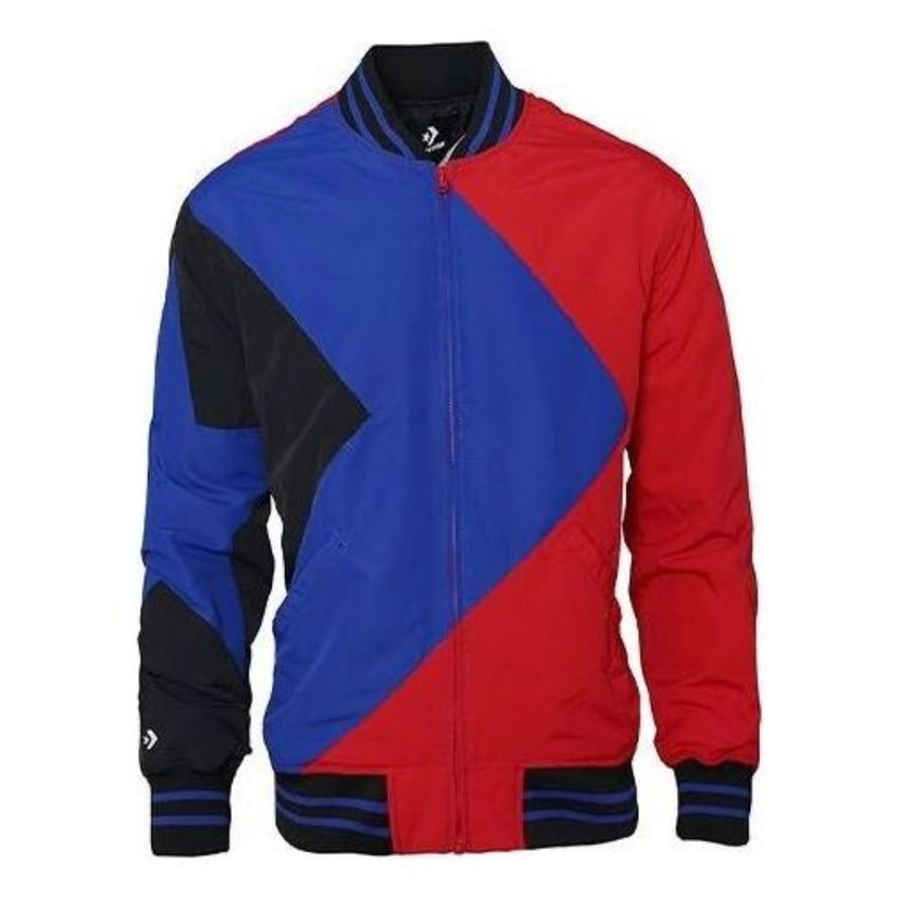 Bomberjacka Converse Colorblock Baseball Jacket Röd | 10008249-A02