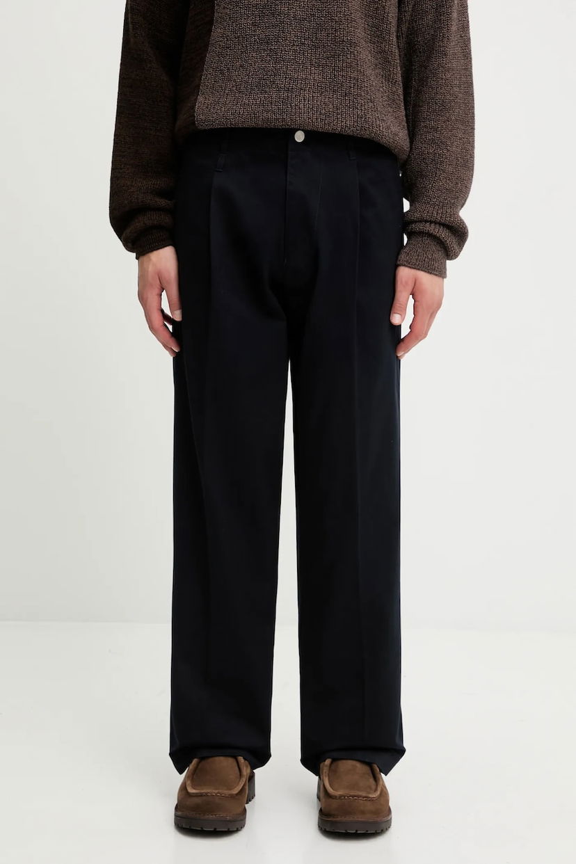 Byxor Human Made Human Made SKATER Pleated Trousers Svart | HM30PT013