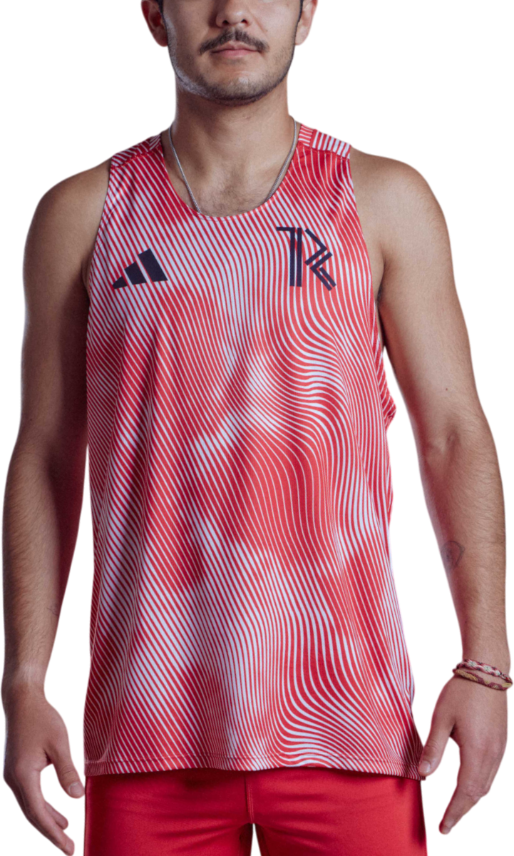 Linne adidas Performance Adizero TRC x Top4Running Singlet Röd | iy7861-trc