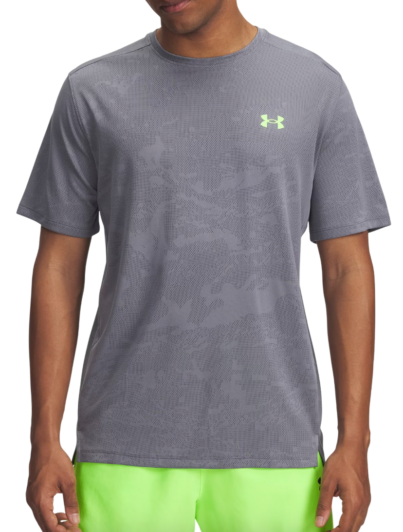 T-shirt Under Armour Tech Vent Jacquard Short Sleeve T-Shirt Grå | 1377052-025