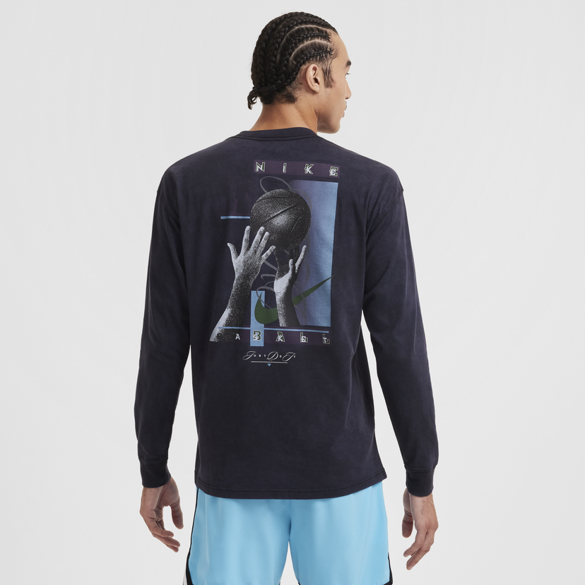 T-shirt Nike Max90 Long Sleeve T-Shirt With Print Svart | HF6195-010