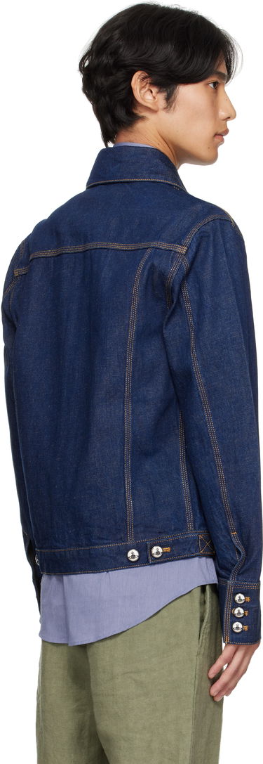 Jacka Vivienne Westwood Vivienne Westwood Worker Denim Jacket Blå | 2801000I-W0163-, 2