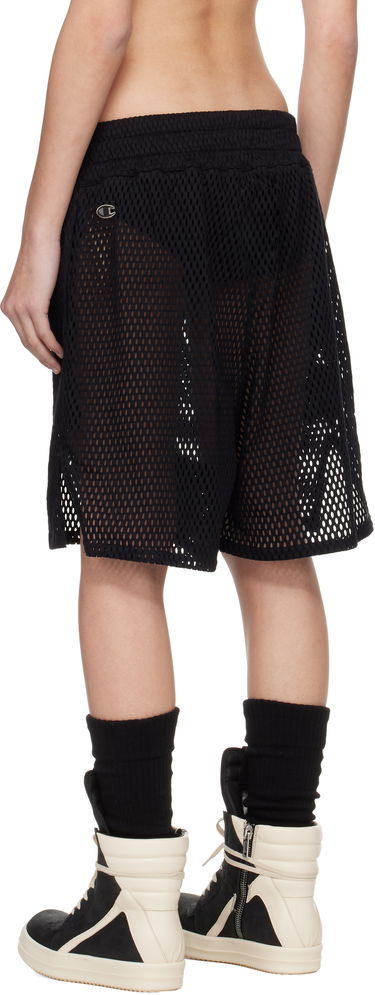 Shorts Rick Owens Rick Owens Champion Edition Mesh Shorts Svart | CW01E1682 CHONET, 3