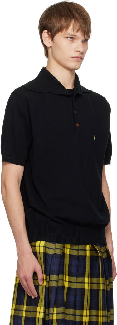 Polotröja Vivienne Westwood Vivienne Westwood Alex Knit Polo Svart | 2701001P-Y001V-, 1