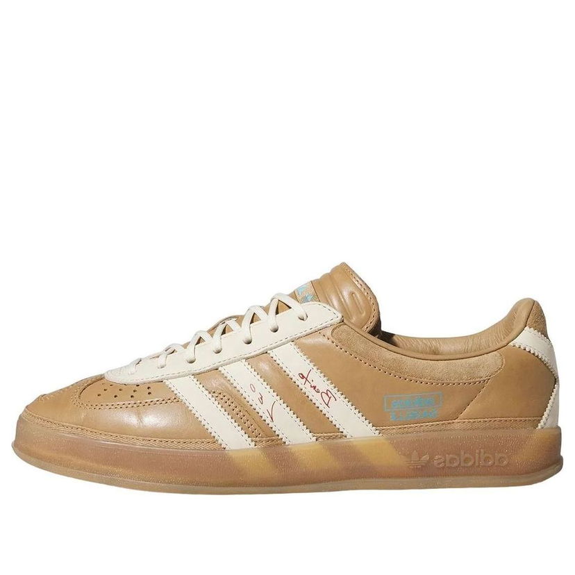 Sneakers och skor adidas Originals Bad Bunny x Lionel Messi Gazelle Indoor Brun | JR0182
