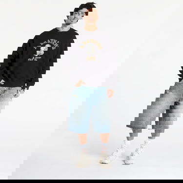 Sweatshirt BAPE Tree Edge Camo College Relaxed Fit Crewneck Sweatshirt Svart | 001SWL801301MBLK, 3