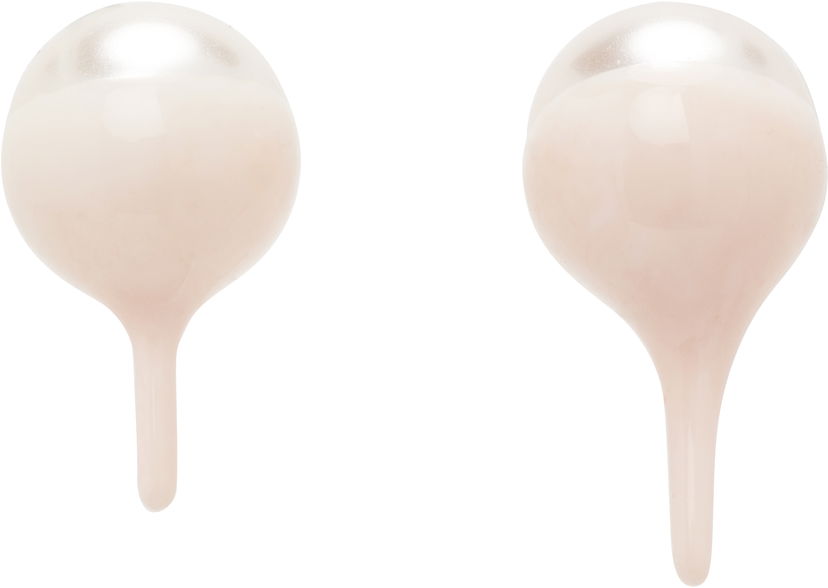 Örhängen Ottolinger Dipped Pearl Stud Earrings Rosa | 125-902525-02