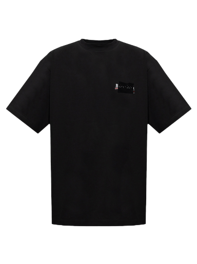 T-shirt Balenciaga Large Fit T-Shirt Svart | 641675 TNVG1 1089