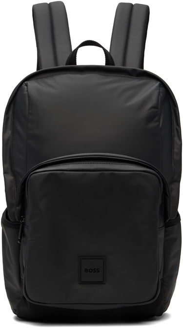 Ryggsäck BOSS Coated Canvas Logo Backpack by BOSS Svart | 50548160, 0