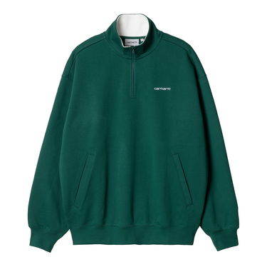 Sweatshirt Carhartt WIP L/S Adam Half-zip Sweatshirt Chervil Grön | A241017_1XH_XX, 0