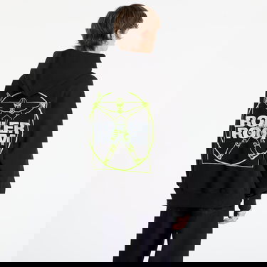 Sweatshirt Pleasures Sweatshirt Workman Hoodie Svart | P25F007-BLACK, 3