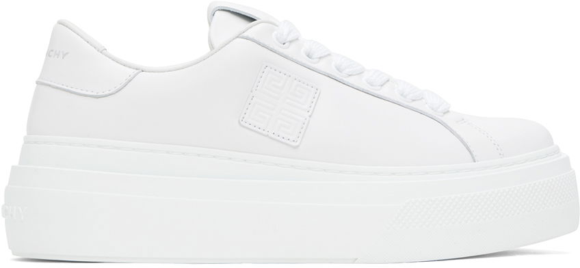 Sneakers och skor Givenchy Givenchy City Platform Vit | BE003FE23E100, 0