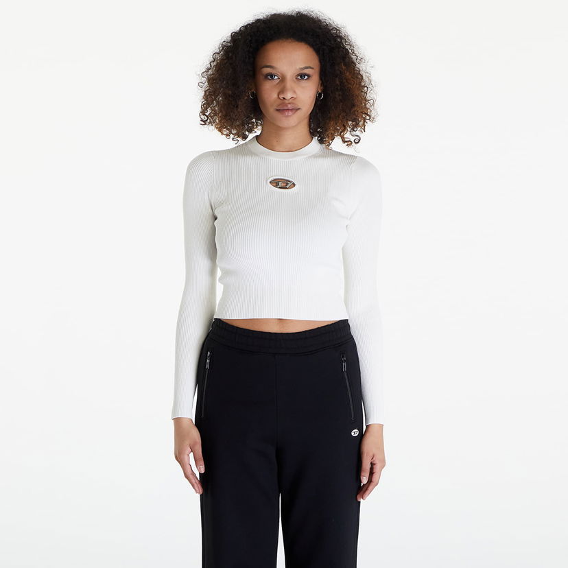 T-shirt Diesel M-Valary Knitwear White Vit | A12397_0DLAX White