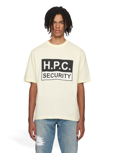 T-shirt HERON PRESTON Security T-Shirt Vit | HMAA032F23JER0100410