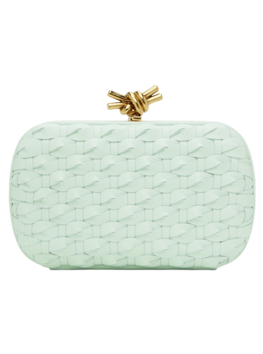 Handväska Bottega Veneta Knot Clutch Blå | 717622 V3AC1
