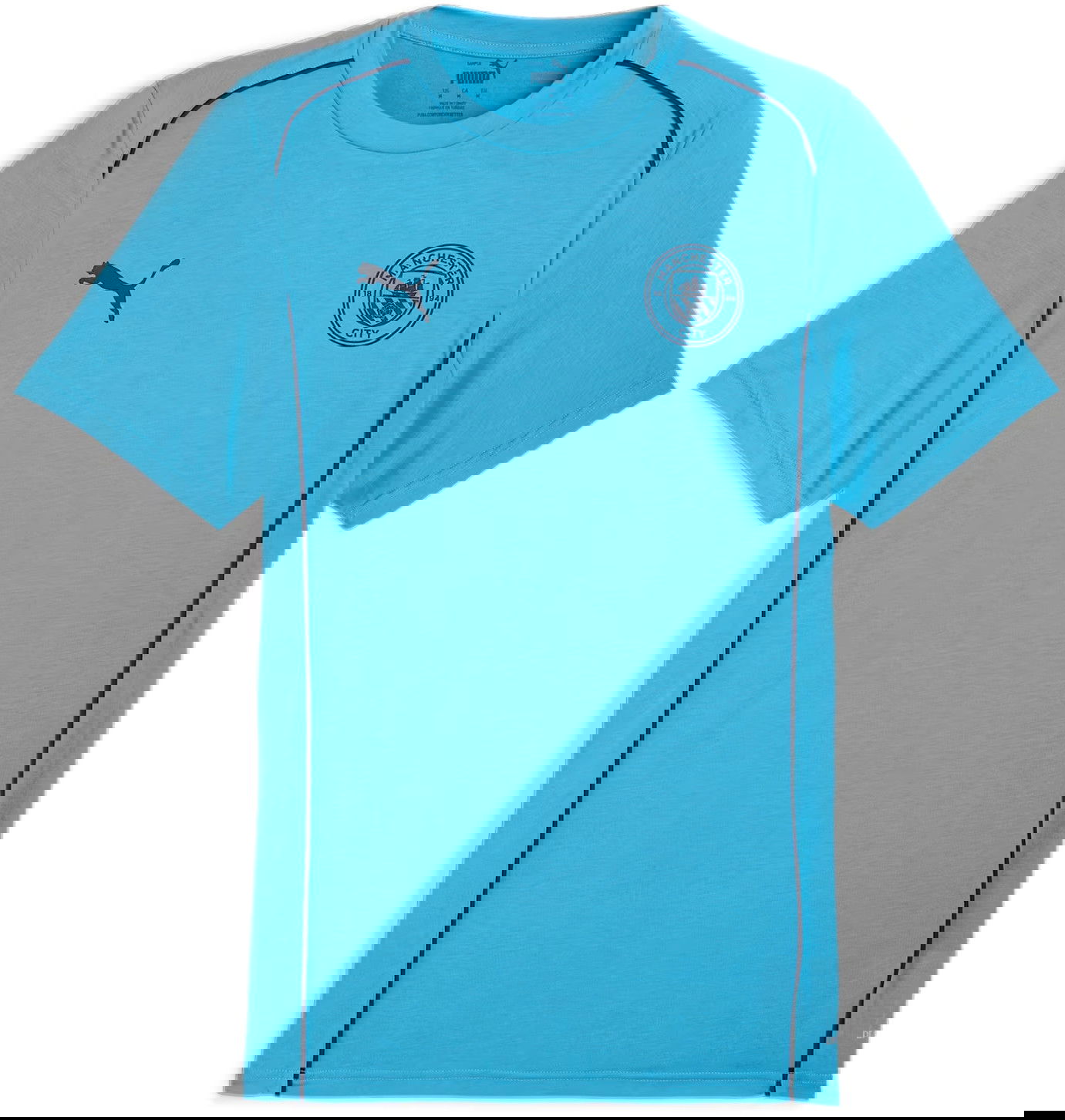 T-shirt Puma MCFC Casuals Tee Blå | 777569-31, 0