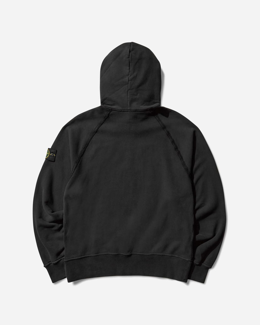 Sweatshirt Stone Island Oversized Fit Hoodie Svart | K2S15-6100023-S0A20 V0029