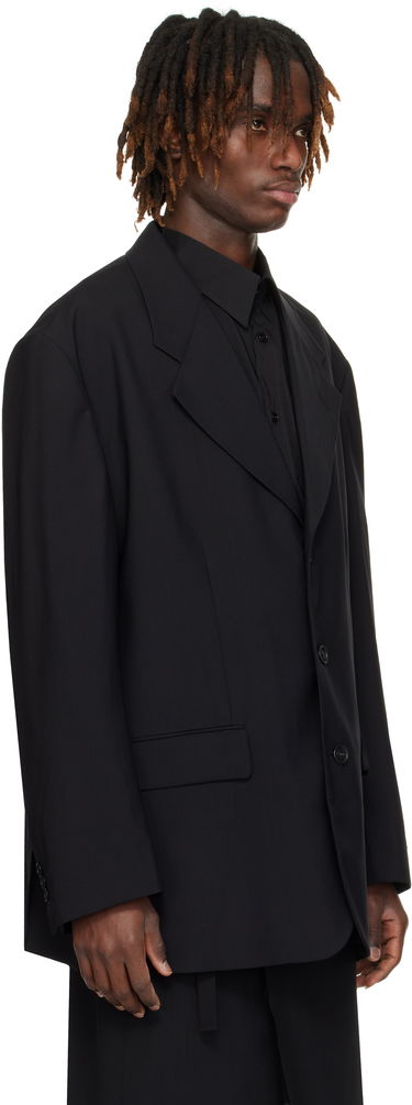 Rockar Maison Margiela MM6 Maison Margiela Virgin Wool Blazer Svart | SH0BN0011 M35080, 1
