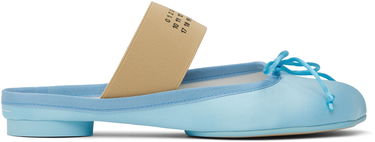Sneakers och skor Maison Margiela MM6 Maison Margiela Satin Ballerina Mules Blå | S59WX0074 P5560, 0