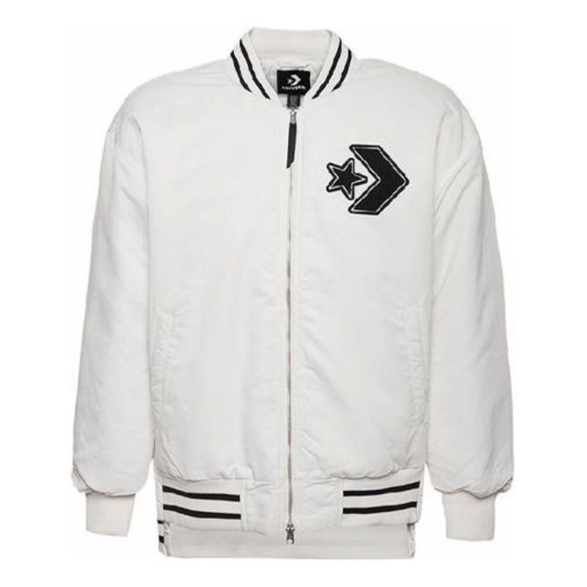 Bomberjacka Converse Padded Bomber Jacket Vit | 10019324-A01