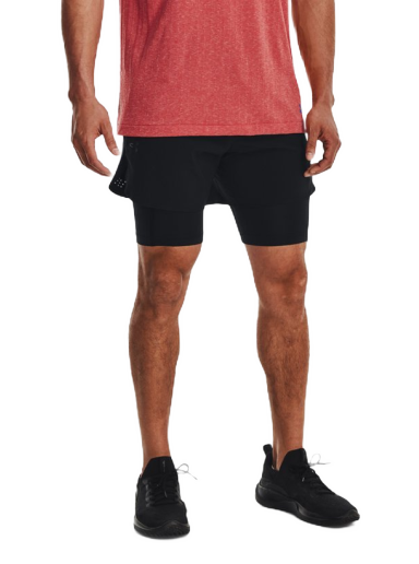 Shorts Under Armour Peak Woven 2in1 Shorts Svart | 1378604-001