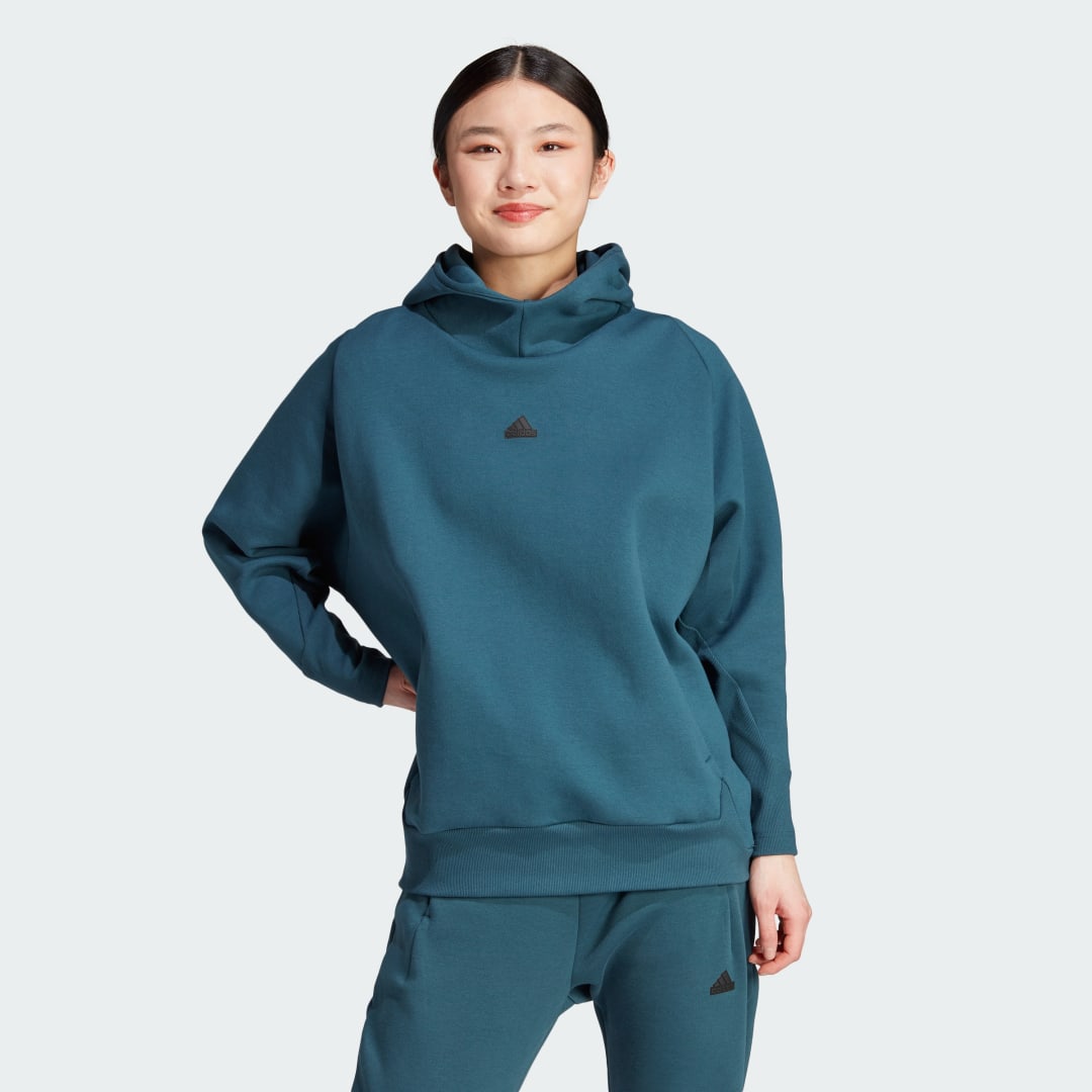 Sweatshirt adidas Originals adidas Z.N.E. Overhead Mörkblå | IN5121, 1