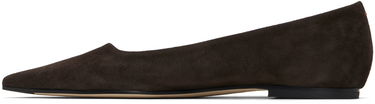 Klä Aeyde Aeyde Cassy Suede Ballerina Flats Brun | A11-FL-SNDP8 FL130-FW24-953-017, 2