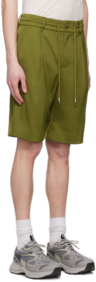 Shorts Feng Chen Wang Feng Chen Wang Pleated Shorts Grön | FMS15ST02, 1