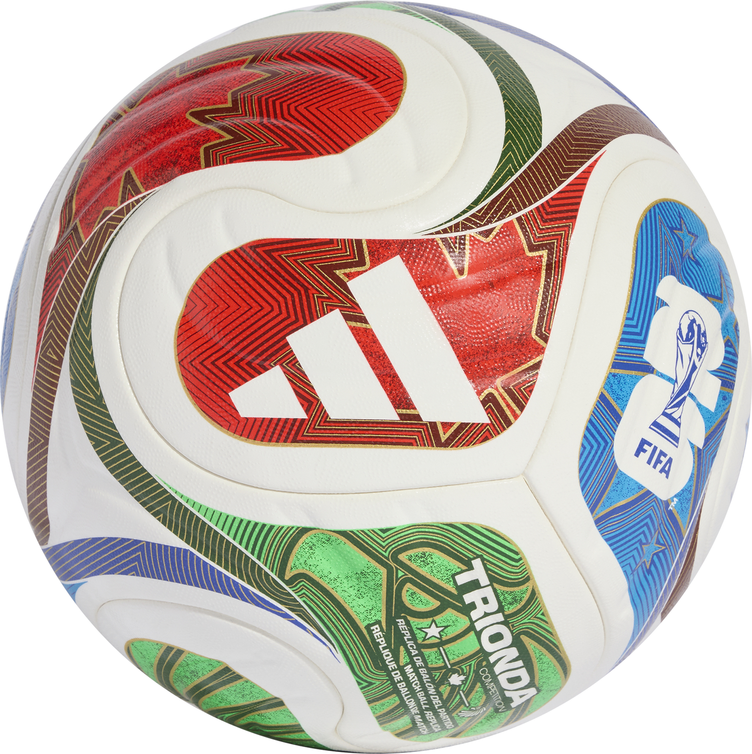 Sportutrustning adidas Originals FIFA World Cup TRIONDA Competition Match Ball Replica Flerfärgad | JD8031, 1