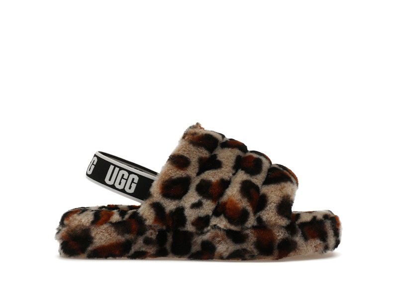 Sneakers och skor UGG UGG Fluff Yeah Leopard Slides Brun | 1110673K-AMP, 0