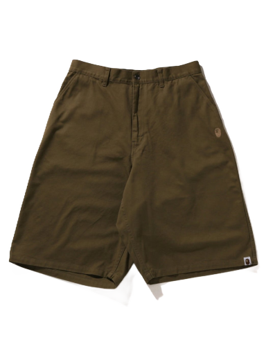 Shorts BAPE One Point Loose Fit Chino Short Grön | 1J30-153-002