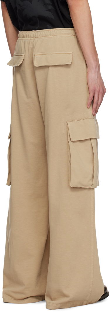 Cargo byxor Palm Angels Palm Angels French Terry Cargo Pants Beige | PMCF034S25FAB0016262, 2