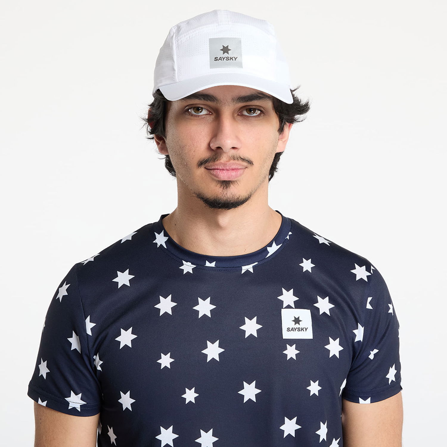 Keps Saysky SAYSKY Flow Running Cap Vit | XUACA201C101, 0